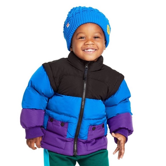 2T Toddler Color Block Puffer Jacket - LEGO Collection x Target Black Bl… - Picture 3 of 9
